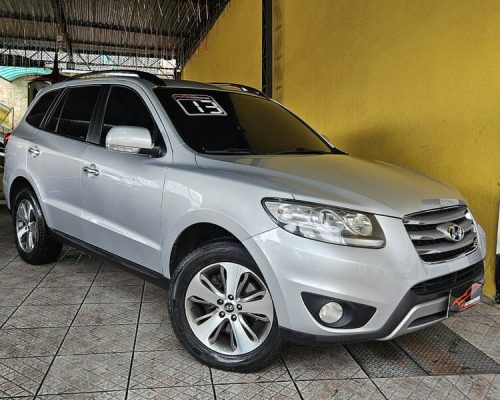 1-HYUNDAI-SANTA-FE-3.5-GLS-V6-4X4-TIPTRONIC-AUTOMATICO-PRATA-2013-RR-AUTOMOVEIS-LOJA-DE-CARROS-FREGUESIA-DO-O-AVENIDA-PETRONIO-PORTELA
