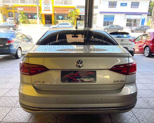5-VOLKSWAGEN VIRTUS 1.0 COMFORT 200 TSI FLEX 12V AUTOMÁTICO CINZA 2021 PLACA BEQ-8G41