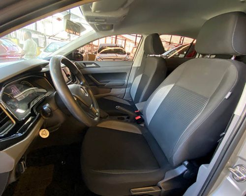 9-VOLKSWAGEN VIRTUS 1.0 COMFORT 200 TSI FLEX 12V AUTOMÁTICO CINZA 2021 PLACA BEQ-8G41